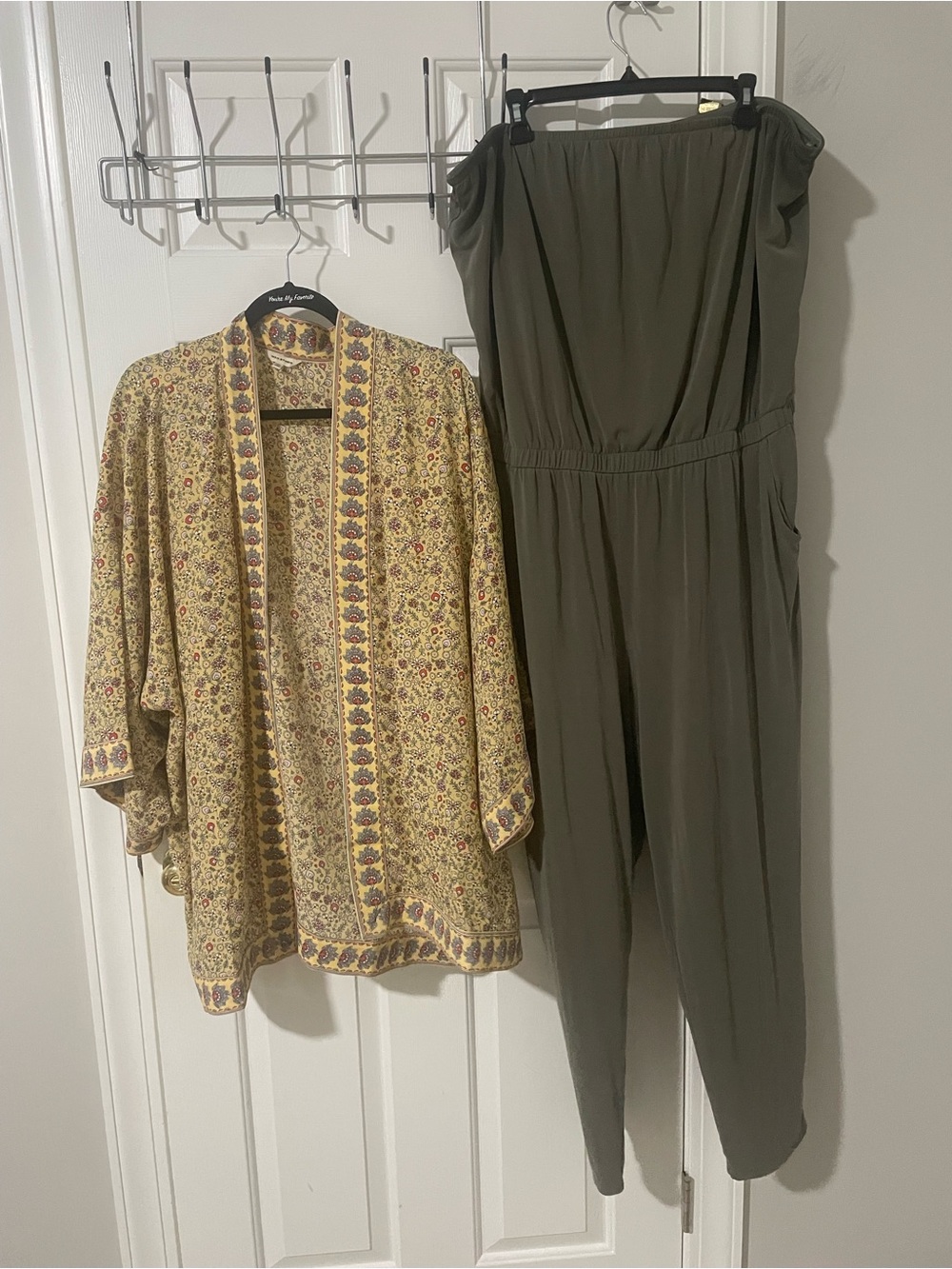 Olive Strapless Jumpsuit - Women xxl kimono 1x